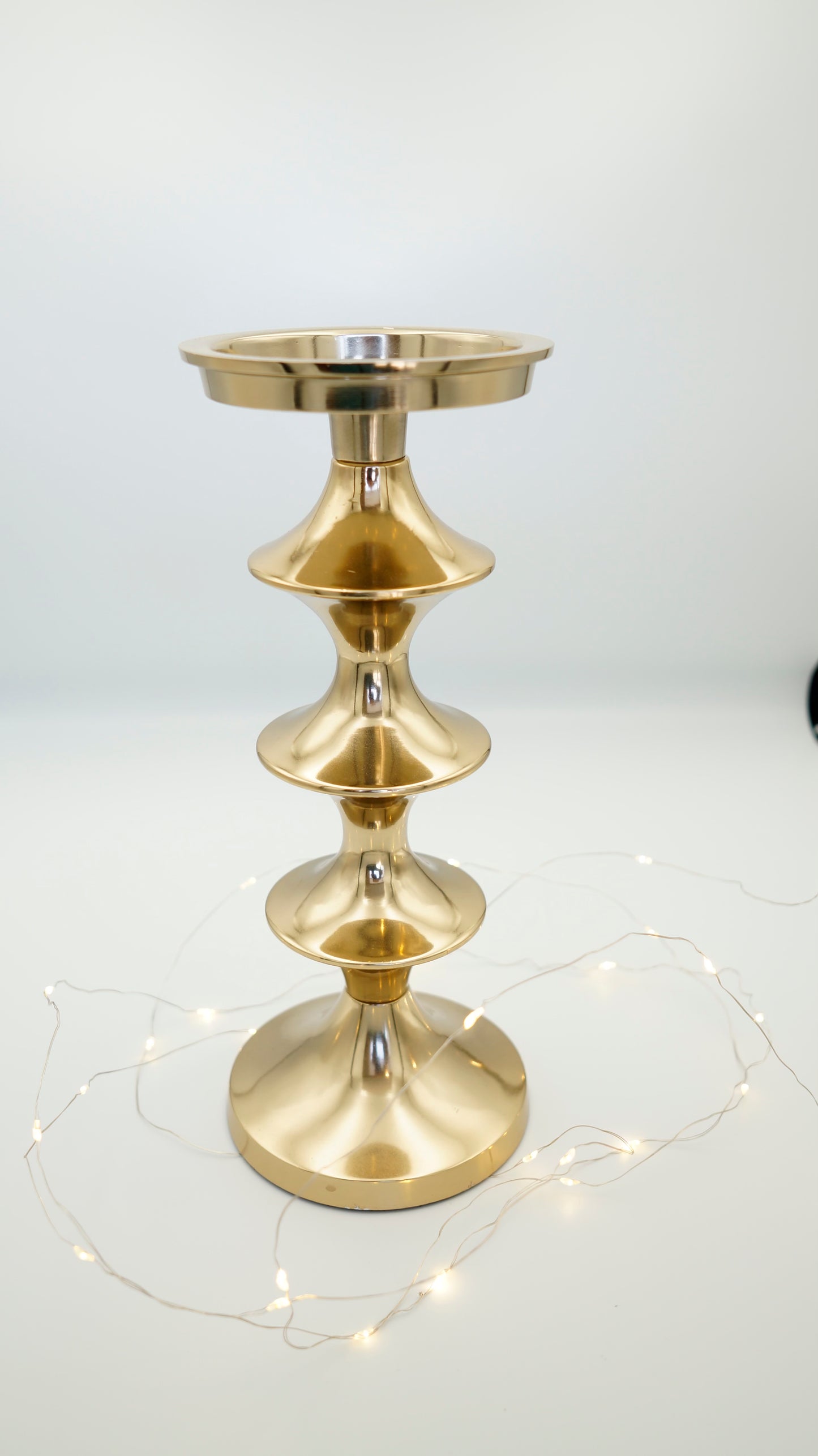 Candelabro Dorado