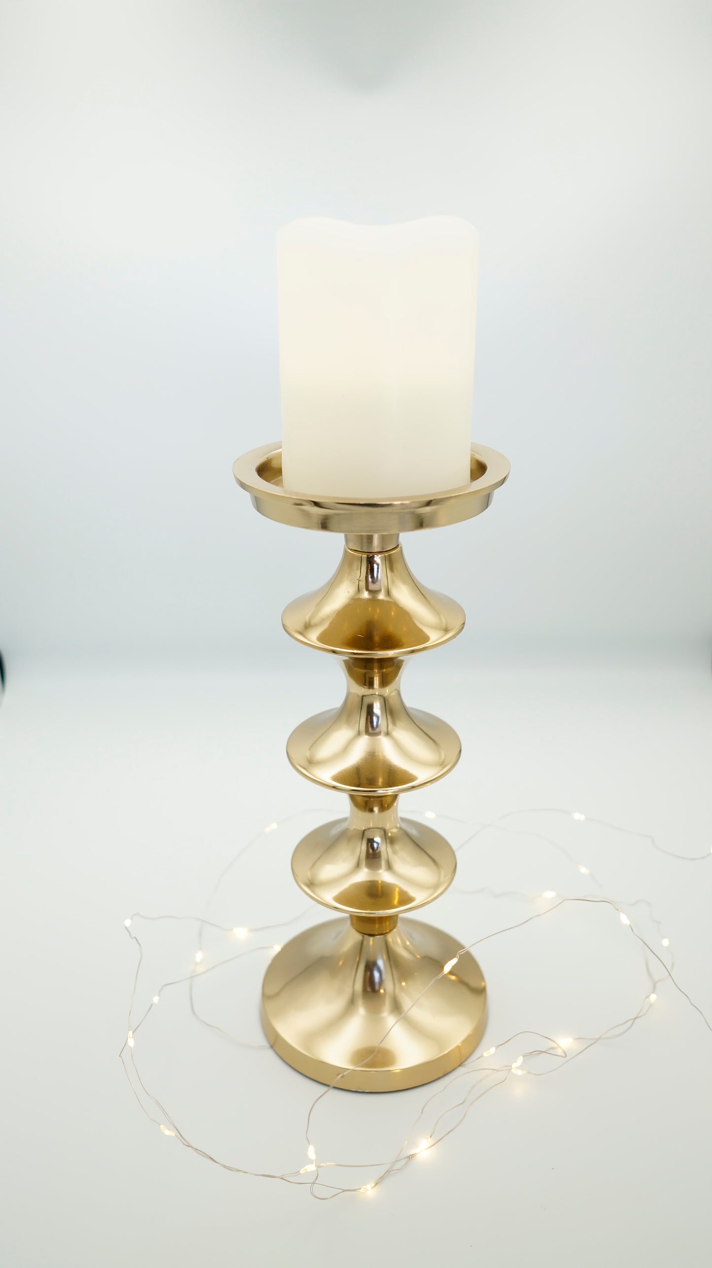 Candelabro Dorado