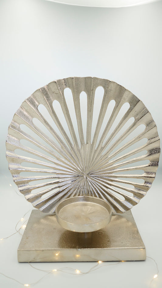 Candelabro Plateado